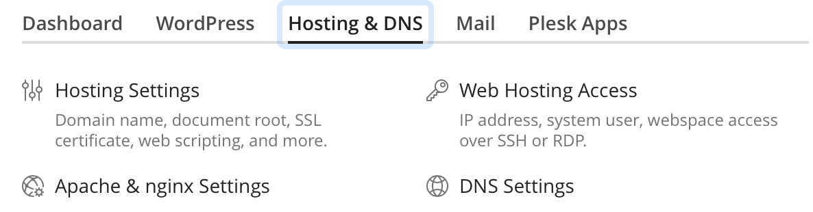 apache nginx settings